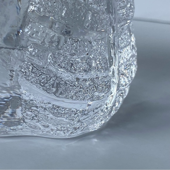 Orrefors Sweden Crystal Tri-Leaf Votive Candle Holder  2.25” T X 3.25” Nature - Picture 14 of 16